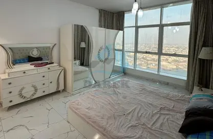 Apartment - 2 Bedrooms - 2 Bathrooms for rent in Oasis Tower - Al Rashidiya 1 - Al Rashidiya - Ajman