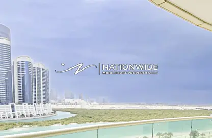 Apartment - 3 Bedrooms - 4 Bathrooms for rent in Beach Towers - Shams Abu Dhabi - Al Reem Island - Abu Dhabi