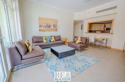 Apartment - 1 Bedroom - 2 Bathrooms for rent in Al Das - Shoreline Apartments - Palm Jumeirah - Dubai