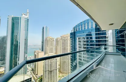 Apartment - 1 Bedroom - 2 Bathrooms for rent in Bay Central West - Bay Central - Dubai Marina - Dubai