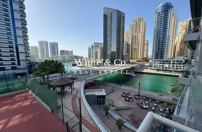 Apartment - 1 Bedroom - 2 Bathrooms for rent in The Waves Tower B - The Waves - Dubai Marina - Dubai