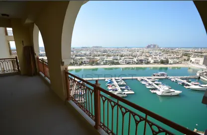 Apartment - 3 Bedrooms - 3 Bathrooms for rent in Marina Residences 2 - Marina Residences - Palm Jumeirah - Dubai