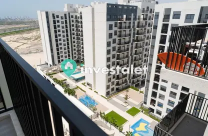 Apartment - 2 Bedrooms - 1 Bathroom for rent in The Nook 1 - The Nook - Wasl Gate - Dubai