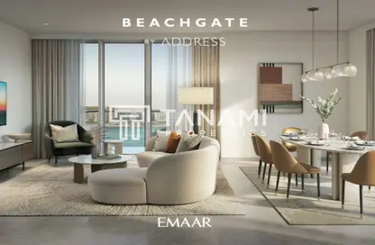 Apartment - 2 Bedrooms - 2 Bathrooms for sale in Beachgate by Address - EMAAR Beachfront - Dubai Harbour - Dubai