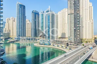 Apartment - Studio - 1 Bathroom for rent in Marina View Tower B - Marina View - Dubai Marina - Dubai