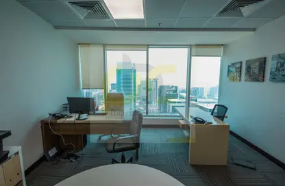 Office Space - Studio - 3 Bathrooms for rent in The Prime Tower - Business Bay - Dubai