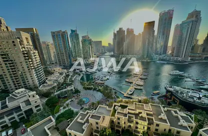 Apartment - 3 Bedrooms - 4 Bathrooms for rent in Al Fairooz Tower - Emaar 6 Towers - Dubai Marina - Dubai