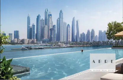 Duplex - 4 Bedrooms - 4 Bathrooms for sale in Palace Beach Residence - EMAAR Beachfront - Dubai Harbour - Dubai