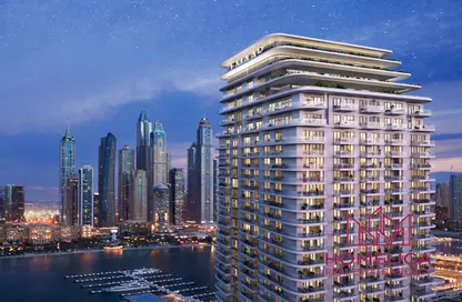 Apartment - 3 Bedrooms - 3 Bathrooms for sale in Beachgate by Address - EMAAR Beachfront - Dubai Harbour - Dubai