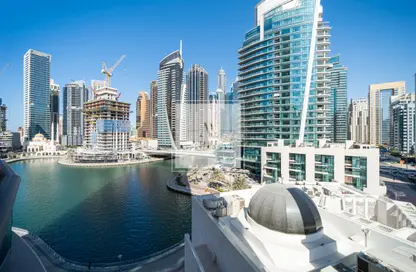 Apartment - 1 Bedroom - 1 Bathroom for rent in Time Place Tower - Dubai Marina - Dubai