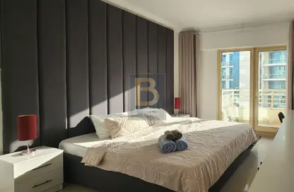 Apartment - 1 Bedroom - 2 Bathrooms for sale in Manchester Tower - Dubai Marina - Dubai