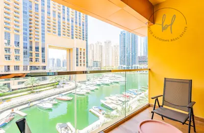 Apartment - 1 Bedroom - 2 Bathrooms for rent in Dubai Marina Moon - Dubai Marina - Dubai