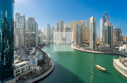 Apartment - 3 Bedrooms - 5 Bathrooms for sale in Trident Bayside - Dubai Marina - Dubai