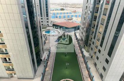 Apartment - 1 Bedroom - 2 Bathrooms for rent in Orient Tower 1 - Orient Towers - Al Bustan - Ajman