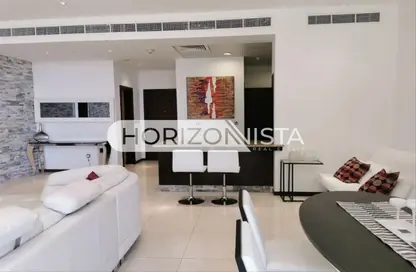 Apartment - 1 Bedroom - 2 Bathrooms for rent in Ruby - Tiara Residences - Palm Jumeirah - Dubai