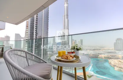 صورة لـ شرفة شقة - 3 غرف نوم - 4 حمامات للايجار في أوبرا جراند - برج خليفة - دبي وسط المدينة - دبي ، صورة رقم 1