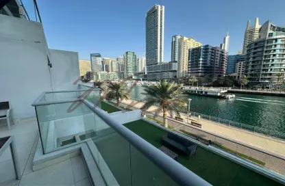 Apartment - 3 Bedrooms - 4 Bathrooms for rent in Marina Wharf 2 - Marina Wharf - Dubai Marina - Dubai