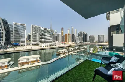 Apartment - Studio - 1 Bathroom for rent in Binghatti Canal - Business Bay - Dubai