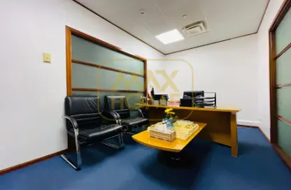 Office Space - Studio - 2 Bathrooms for rent in Al Muhairy Centre - Al Khalidiya - Abu Dhabi