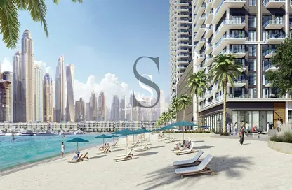 Apartment - 3 Bedrooms - 3 Bathrooms for sale in Beach Mansion - EMAAR Beachfront - Dubai Harbour - Dubai