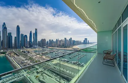 Apartment - 3 Bedrooms - 4 Bathrooms for rent in Sunrise Bay Podium - EMAAR Beachfront - Dubai Harbour - Dubai