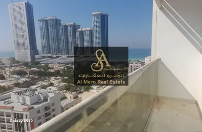 Apartment - 1 Bedroom - 2 Bathrooms for rent in Cornish Tower - Al Rumaila - Ajman