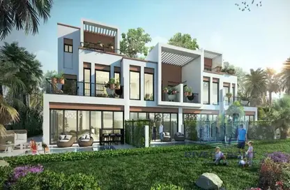 Villa - 5 Bedrooms - 5 Bathrooms for sale in Costa Brava 1 - Costa Brava at DAMAC Lagoons - Damac Lagoons - Dubai