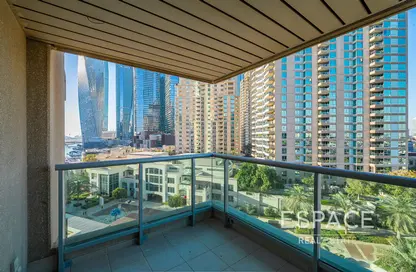 Apartment - 1 Bedroom - 2 Bathrooms for rent in Al Mesk Tower - Emaar 6 Towers - Dubai Marina - Dubai