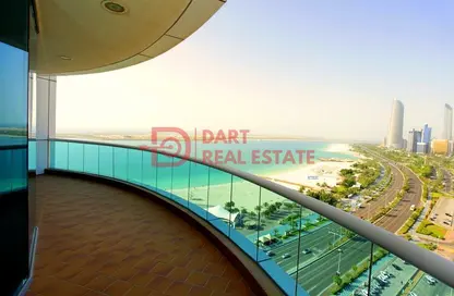 Apartment - 3 Bedrooms - 5 Bathrooms for rent in Bel Ghailam Tower - Corniche Road - Abu Dhabi