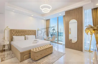 شقة - 1 حمام للايجار في ويفز تاور - الخليج التجاري - دبي