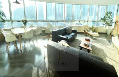 Apartment - 5 Bedrooms - 4 Bathrooms for rent in Horizon Tower - Dubai Marina - Dubai