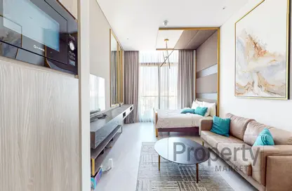 Apartment - Studio - 1 Bathroom for rent in Signature Livings - Jumeirah Village Circle - Dubai