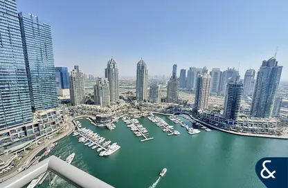 Apartment - 3 Bedrooms - 4 Bathrooms for sale in Iris Blue - Dubai Marina - Dubai