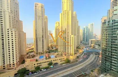 Apartment - 1 Bedroom - 2 Bathrooms for rent in Paloma Tower - Marina Promenade - Dubai Marina - Dubai