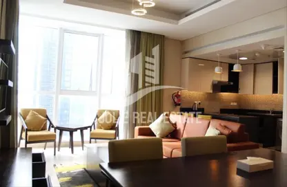 Apartment - 1 Bedroom - 2 Bathrooms for rent in Al Jowhara Tower - Corniche Road - Abu Dhabi