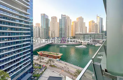 Apartment - 1 Bathroom for rent in Silverene Tower B - Silverene - Dubai Marina - Dubai