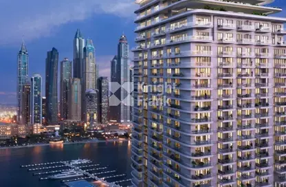 Apartment - 3 Bedrooms - 4 Bathrooms for sale in Beachgate by Address - EMAAR Beachfront - Dubai Harbour - Dubai