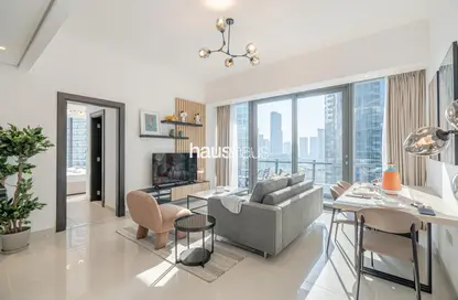 Apartment - 1 Bedroom - 2 Bathrooms for rent in Silverene Tower B - Silverene - Dubai Marina - Dubai