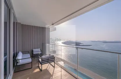 Apartment - 3 Bedrooms - 3 Bathrooms for rent in Beach Isle - EMAAR Beachfront - Dubai Harbour - Dubai