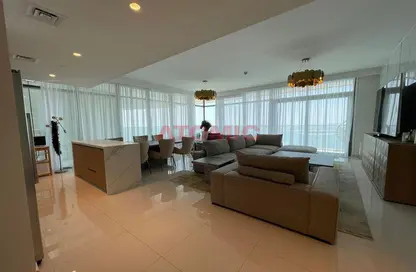 Apartment - 3 Bedrooms - 4 Bathrooms for rent in Beach Vista - EMAAR Beachfront - Dubai Harbour - Dubai