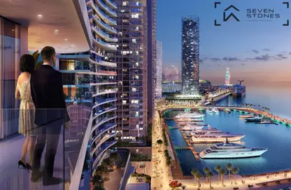 Apartment - 3 Bedrooms - 3 Bathrooms for sale in Seapoint - EMAAR Beachfront - Dubai Harbour - Dubai