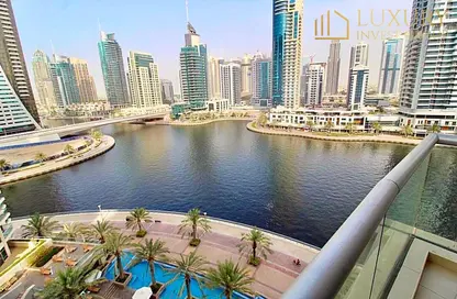 Apartment - 1 Bedroom - 2 Bathrooms for rent in Fairfield Tower - Park Island - Dubai Marina - Dubai