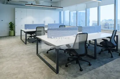 Office Space - Studio - 1 Bathroom for rent in Al Salam Tower - Dubai Media City - Dubai