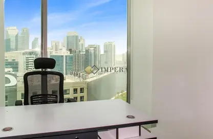 Office Space - Studio - 2 Bathrooms for rent in The Binary Tower - Business Bay - Dubai