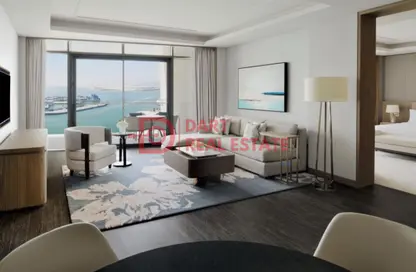 Apartment - 1 Bedroom - 1 Bathroom for rent in InterContinental Residences Abu Dhabi - Al Bateen - Abu Dhabi