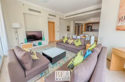 Apartment - 3 Bedrooms - 4 Bathrooms for rent in Al Das - Shoreline Apartments - Palm Jumeirah - Dubai