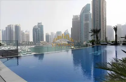 Apartment - 2 Bedrooms - 2 Bathrooms for rent in Damac Heights - Dubai Marina - Dubai