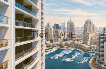 Apartment - 2 Bedrooms - 3 Bathrooms for sale in Pelagos by IGO - Dubai Marina - Dubai