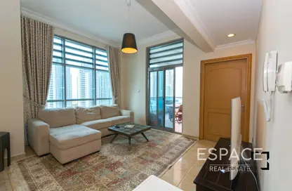 Apartment - 1 Bedroom - 2 Bathrooms for sale in Zumurud Tower - Dubai Marina - Dubai