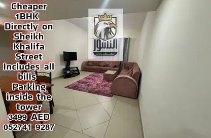 Apartment - 1 Bedroom - 2 Bathrooms for rent in Sheikh Jaber Al Sabah Street - Al Naimiya - Al Nuaimiya - Ajman